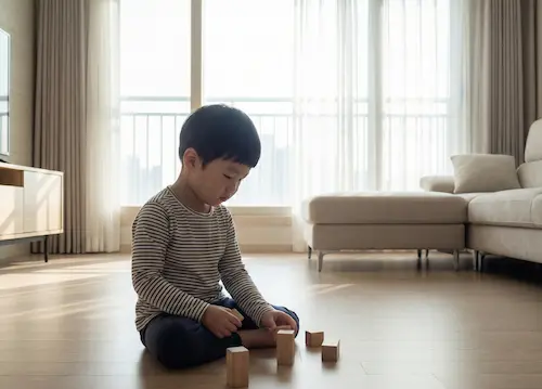 행복하게 웃는 아이 - 아동수당 만 8세까지 매월 10만원